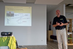 Martin Hübner stellt die Kano Methode beim Lean Startup Circle vor