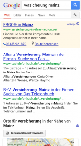 Mobile AdWords Anzeigen mit Rufnummern